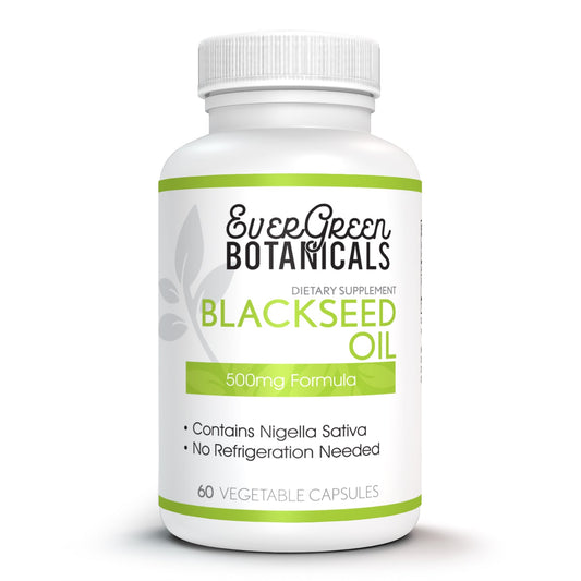 Black Seed Oil Capsules (Nigella Sativa) EverGreen Botanicals