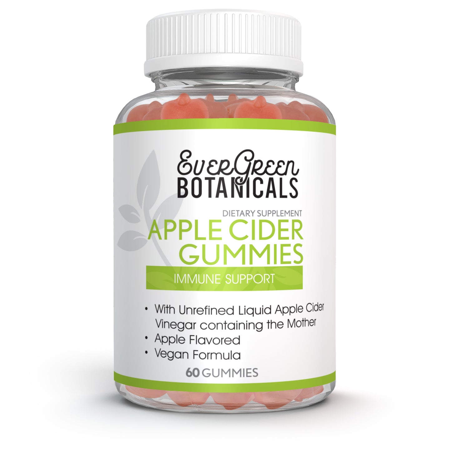 Apple Cider Vinegar Gummies with Mother EverGreen Botanicals