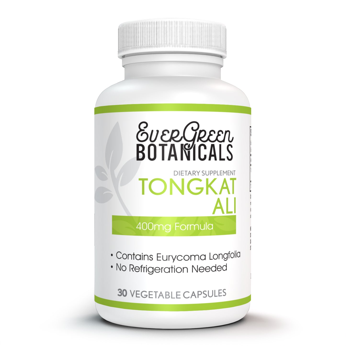 Tongkat Ali Capsules 100:1 Extra Strength EverGreen Botanicals